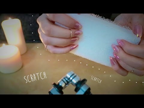 ASMR | fake nails on a sponge