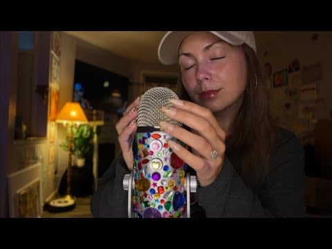 asmr/ gentle mic scratches, low light, + tingly triggers🌱💡 (PERFECT for sleeeep😴)