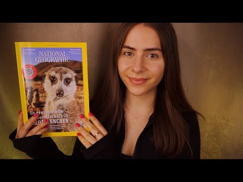 ASMR National Geographic Umblättern & Einschlafen 😴