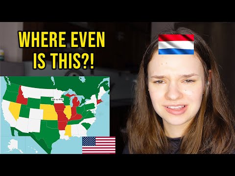European Tries Naming US States On a Map…