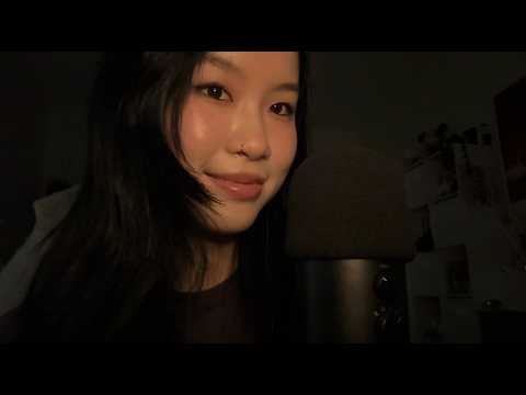 ASMR Korean Trigger Words // close whispers + visual triggers