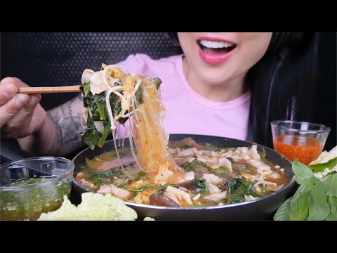 THAI HOT POT (ASMR COOKING EATING SOUNDS) NO TALKING | SAS-ASMR