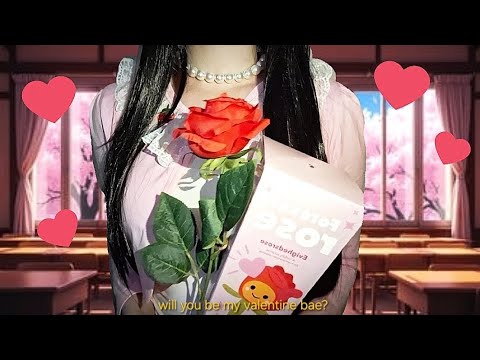 ASMR | Will you be my Valentine? (If you say no..) | Flirty Classmate Roleplay 