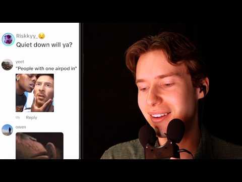 ASMR Reading My Tik Tok Comments