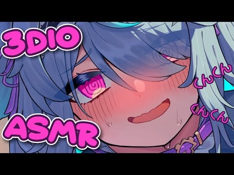 【ASMR 3DIO 耳元囁き】My nose is stuffy but I NEED to sniff you