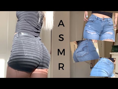 ASMR | AGGRESSIVE JEAN SHORTS SCRATCHING | ASMRbyK