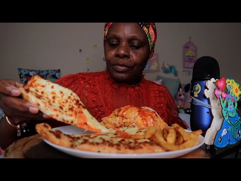 ASMR Pizza And Tacos Eating Sounds