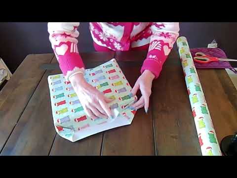 NO TALKING ASMR | Wrapping Gifts w/Paper Crinkles (No Talking)