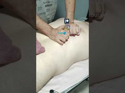 A MASSAGE THAT PROVIDES INCREDIBLE RELAXATION IN THE BACK REGION #satisfying #relaxing #asmr #shorts