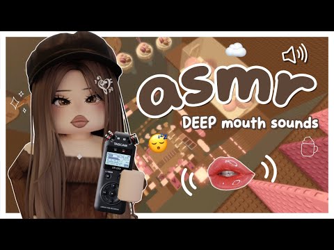 (roblox asmr ☕️) DEEP ear-to-ear mouth sounds you can feel IN YOUR BRAIN + no talking