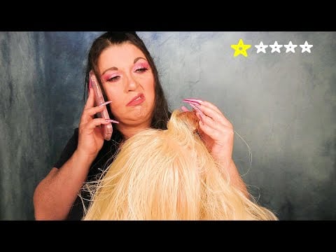 ASMR Worst Reviewed Spa Roleplay (Scalp Massage, Massage Tools, Whispering, Rude, B*tchy)