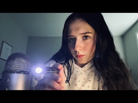 ASMR~ Closely Inspecting Your Face 🔍 (Glove Sounds+Measuring)