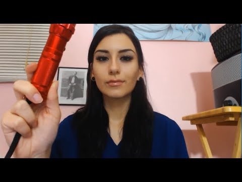 ASMR doctor examination & wound clean