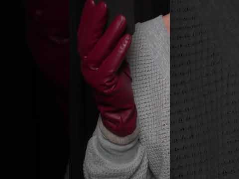 ASMR Red Leather Sounds