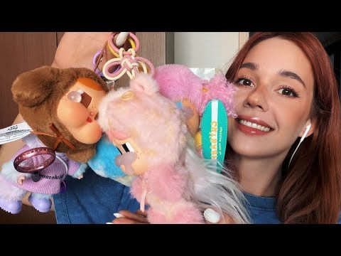 ASMR show you my blind box toys, Labubu, Crybaby etc | gentle whisper