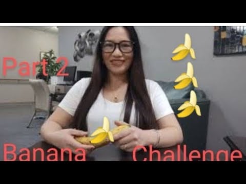 BANANA EATING CHALLENGE WITHOUT HOLDING:PART 2:Igorota Life in America 🇺🇸 Denver Colorado