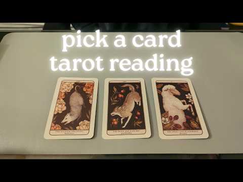 [cozy asmr] april pick a card tarot reading | timeless tarot reading, no talking, captions only