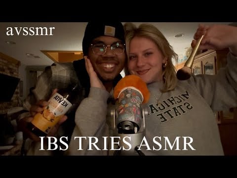 ASMR|| MY FRIEND TRIES ASMR! Tingle Challenge! (tapping, inaudible whispers, plucking, over explain)