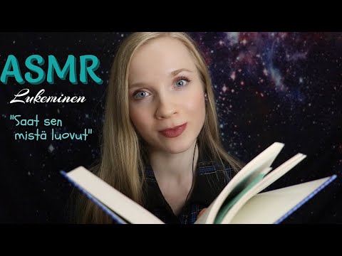 ASMR SUOMI Kirjan Lukeminen Osa 2 (Tommy Hellsten)💤 ASMR Reading, Whispering 💎