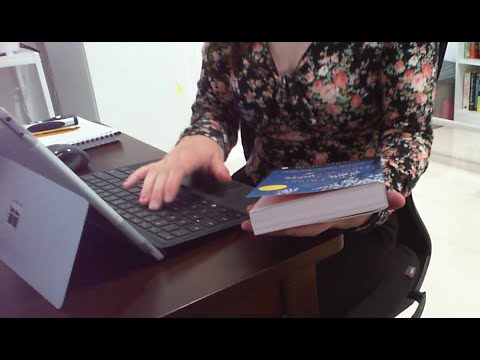 ASMR library roleplay (soft spoken) - typing, page turning, writing, tapping, personal attention