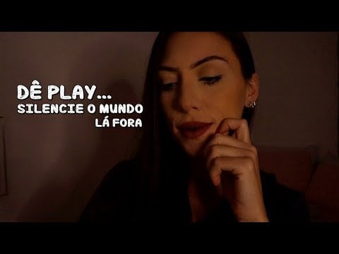 ASMR no ESCURINHO vou ACALMAR SUA MENTE (feche os olhos e escute minha voz)