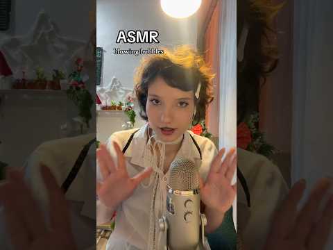 ASMR || blowing bubbles 🫧