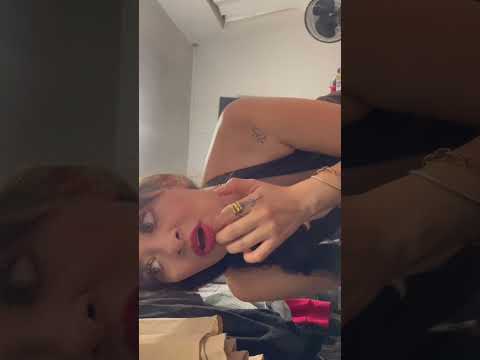 Eating my SkinCare literally 👀 #asmr #mouthsounds
