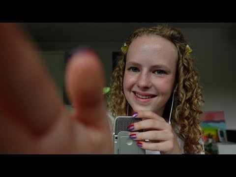 ASMR ~.~ Maaike's custom video!🌼 Positieve affirmaties, Hand Movements & Tapping on mic