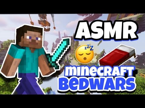 ASMR Français • RELAXATION INTENSE SUR MINECRAFT EN MODE BEDWARS 😴💤 (FRISSONS GARANTI)✨️