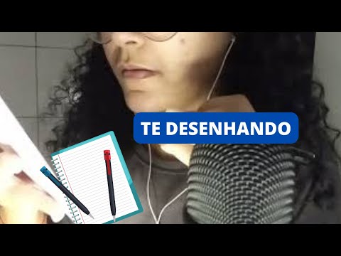 ASMR Te Desenhando