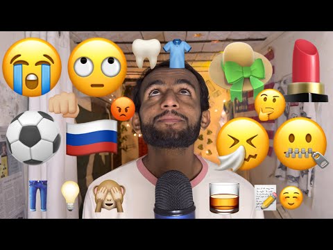 ASMR Emoji Challenge 🤐🤧😷😭