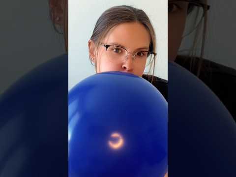 BalloonAce Blowing Blue Balloon #asmr #balloon #ballongame