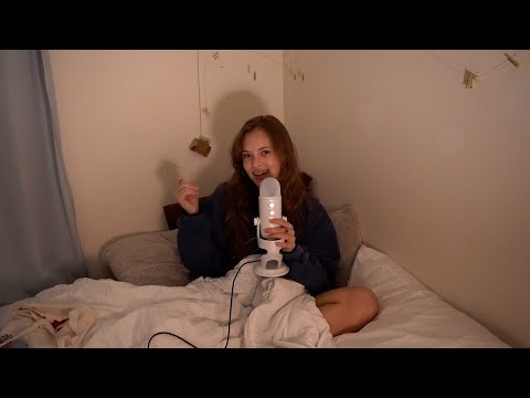 ASMR Mic Brushing + Whispered Weekend Ramble