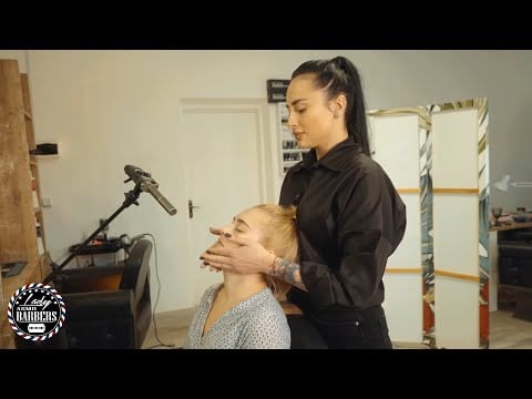 Plush ASMR Massage by Barber Lady Helen for Girls