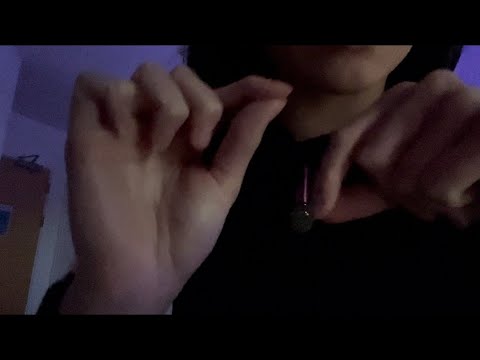 *ASMR* fast and aggressive plucking negativity~scratches, eating sounds, tingles