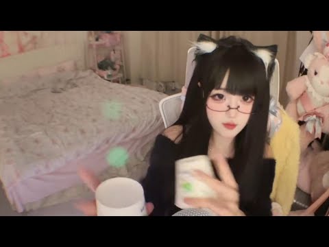 Cute Girl Stroking Mic Close-Up | Comforting ASMR for Sleep