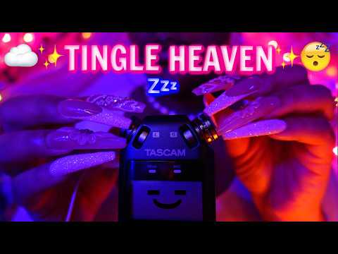 ASMR - TASCAM HEAVEN 🤍😭✨| Mouth Sounds, Fluffy Mic..(INTENSE TINGLES)