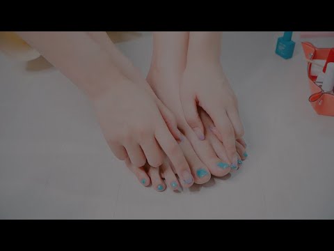 ASMR (ENG SUB) self  Pedicure , Soft Whispers👣