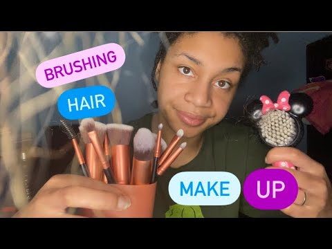 ASMR - Gentle Makeup & Hair Brushing (Sammie)