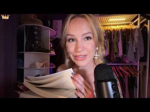 ASMR | Inaudible reading with real books (lots of whisper yap) 📚