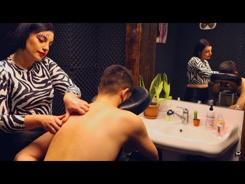 ASMR OBEN - Oily Back Massage Service, W/ A Follower