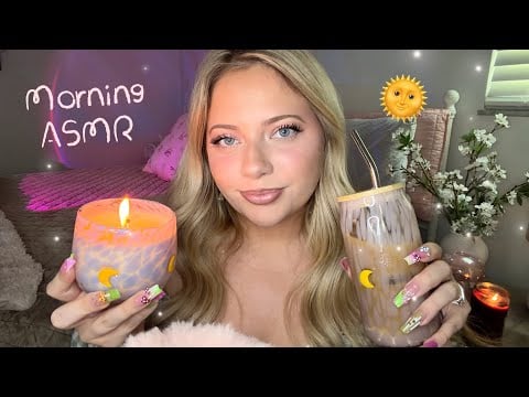 Morning ASMR ☀️ Gentle Wake Up, Skincare (Layered Sounds), Coffee Making & Tapping ⭐