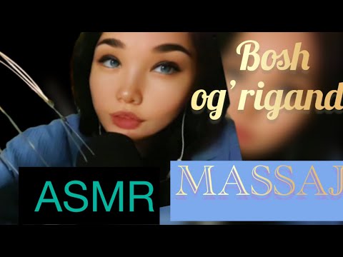ASMR. Boshga MASSAJ. Babochka, barmoqlar, SHIVIRLASH triggeri 