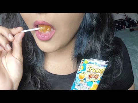 ASMR Lollipop/ truenaleta paleta de caramelo 👅💦