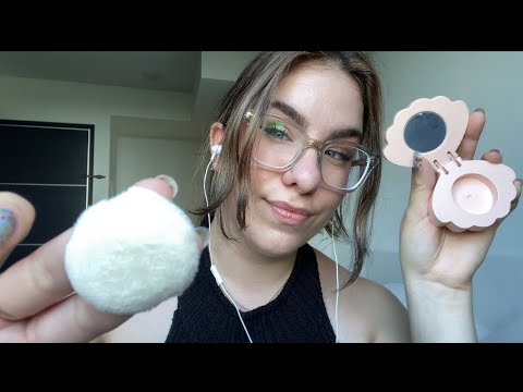 ASMR Best Friend Does Your Makeup (Wooden Makeup)