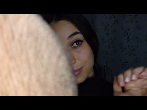 [ASMR] Vários gatilhos lentos: Pincel na tela, hand movements, mouth sounds e +