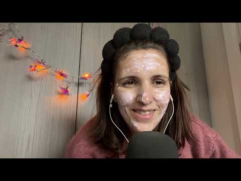ASMR - Whisper Ramble and trying out Face Mask (epic fail!)