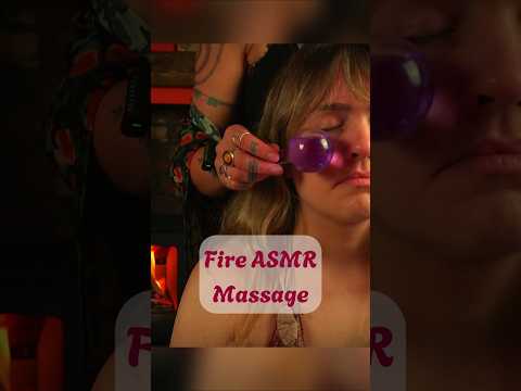 Curl up by the fire #asmr #shorts #asmrmassage #realpersonasmr #asmrtracing #fireasmr #firesideasmr