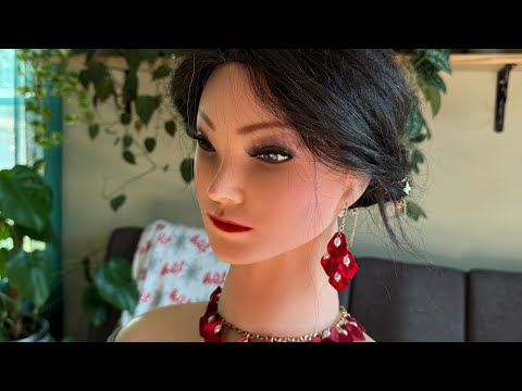 ASMR Hairstyling, Hair & Makeup - Holiday Hairstyle - Hair Fixing - perfectionist Finishing Touches