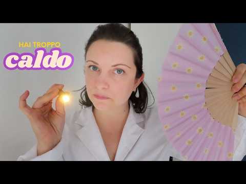 ASMR ITA ☀️ Ti curo dopo un colpo di calore